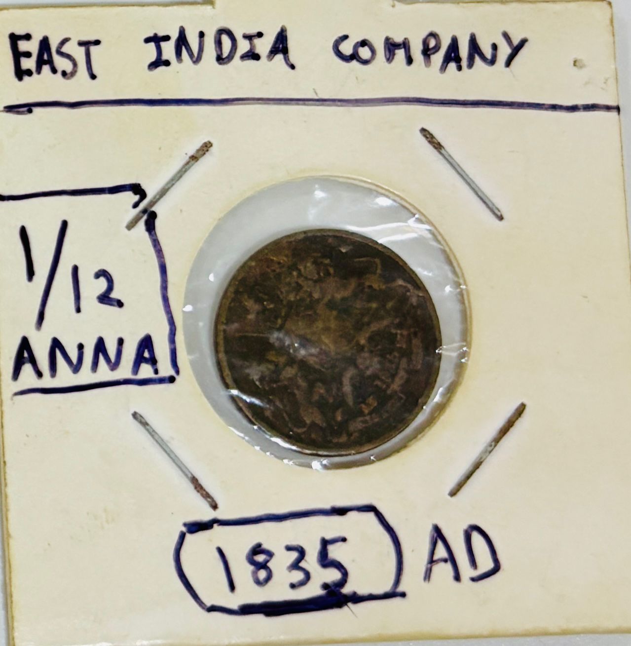 East India Company 1/12 Anna