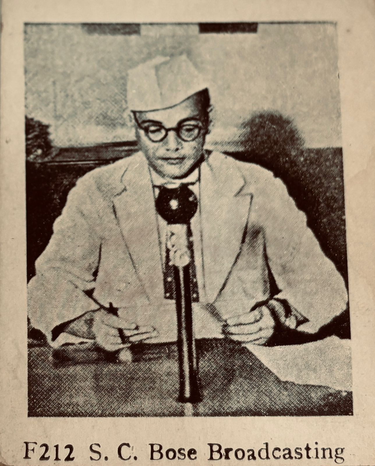 Subhas Chandra Bose Broadcasting Photograph